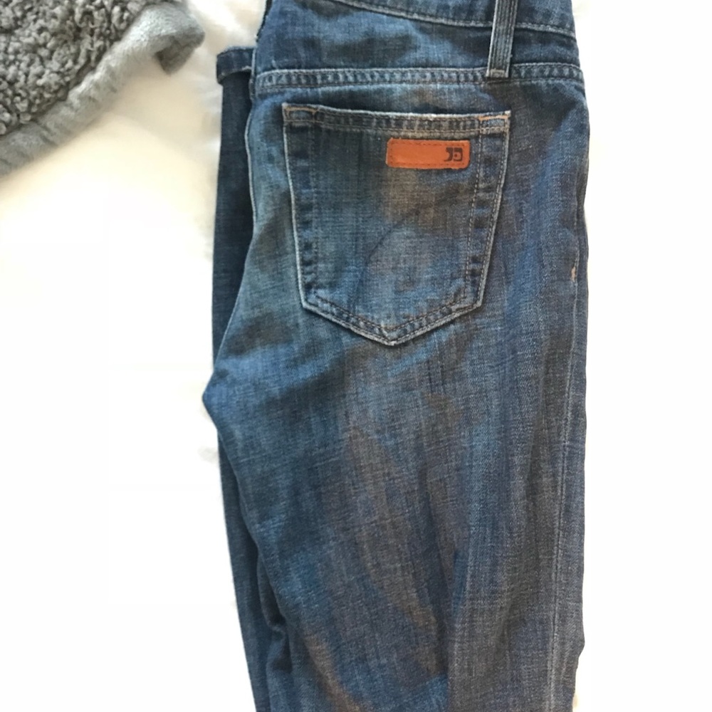 Joe’s Jeans. Worn twice, runs a little tight.
